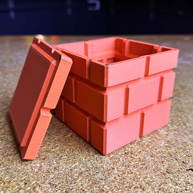 Hộp Gạch Mario Nắp Hít Nam Châm - Image 2