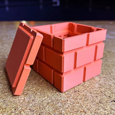 Hộp Gạch Mario Nắp Hít Nam Châm