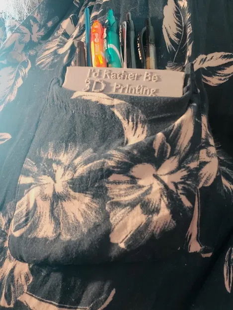 Bọc Túi Áo "Nerd" In 3D - Image 2