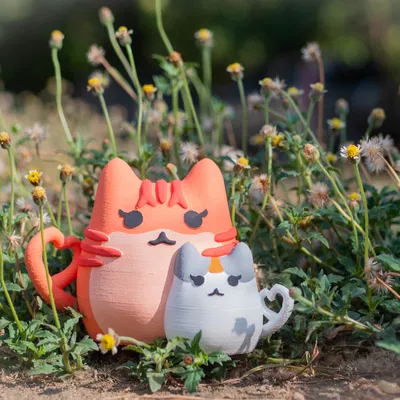 Mèo Mẹ & Mèo Con - Mẫu Cho Ngày Của Mẹ