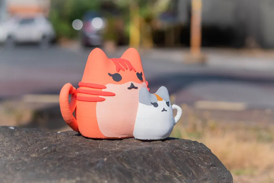 Mèo Mẹ & Mèo Con - Mẫu Cho Ngày Của Mẹ - Image 3