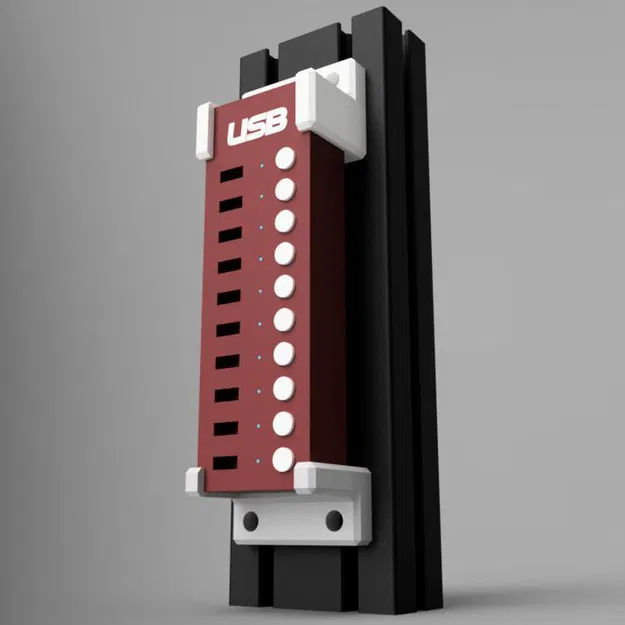 Giá đỡ USB hub cho nhôm định hình - Image 1