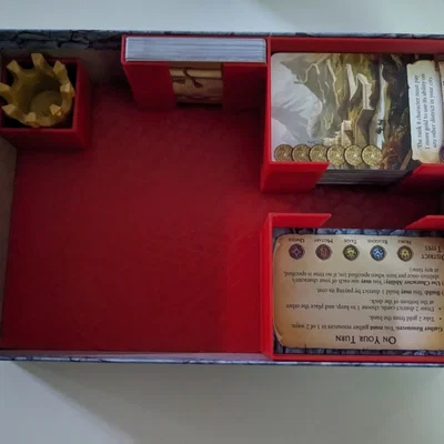 Bản mẫu insert game board Citadels 2021 edition