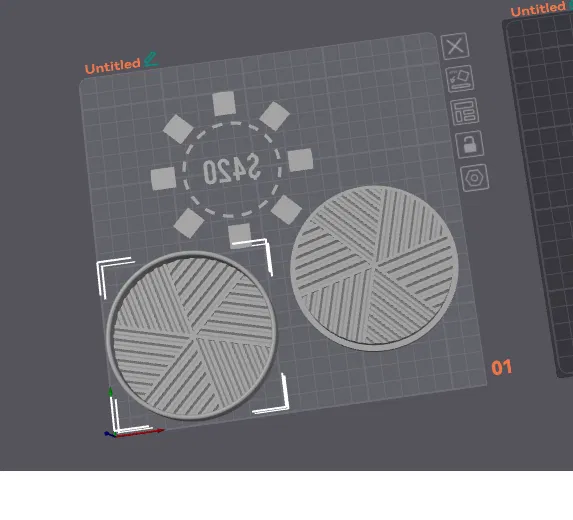 Mô Hình Máy Xay Thảo Mộc Lớn Hình Chip Poker - Image 2