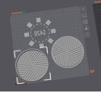 Mô Hình Máy Xay Thảo Mộc Lớn Hình Chip Poker