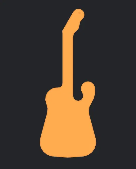 Mô Hình Guitar In 3D - Image 2