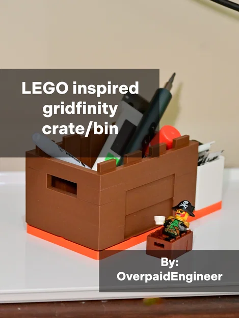 Hộp LEGO Cảm Hứng Gridfinity 2x3 - Image 1
