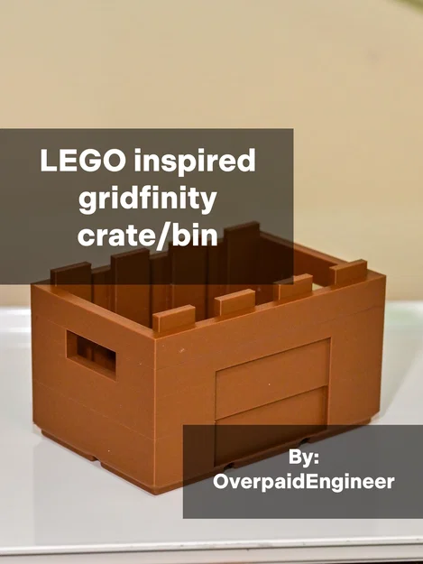 Hộp LEGO Cảm Hứng Gridfinity 2x3 - Image 2