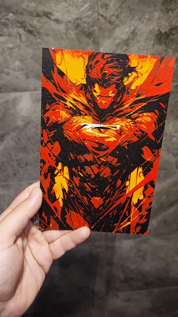 Mô hình 3D Superman - Image 1