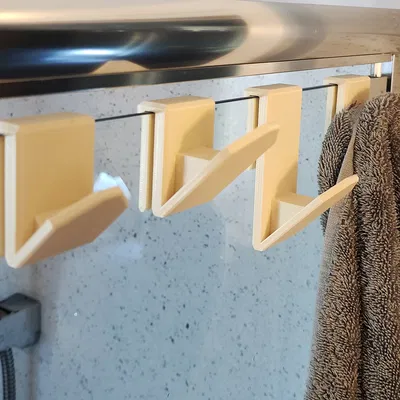 Móc Treo Khăn Cửa Kính 6/8/10mm - Không Cần Support