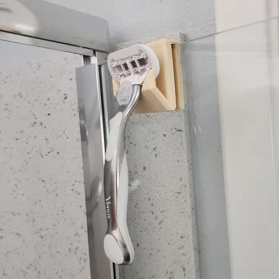 Kệ Dao Cạo Treo Cửa Phòng Tắm - Không Cần In Support