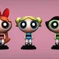 Mô hình Powerpuff Girls - In Đơn và Đa Vật liệu - Thumbnail 5