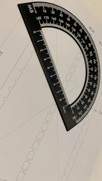 Thước Đo Độ Nửa Vòng Tròn 180 Độ - Image 5