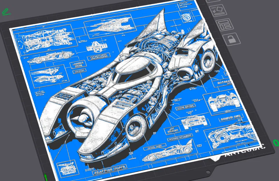 Bản thiết kế Batmobil của Hueforge - Image 2