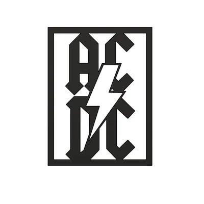 Tấm Biển Treo Tường AC-DC