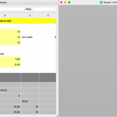 Hộp/Kệ IKEA Skadis Tùy Chỉnh - File FreeCAD FCStd