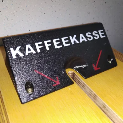 Biển Hiệu Hộp Tiền Cà Phê Kaffeekasse Zeichen