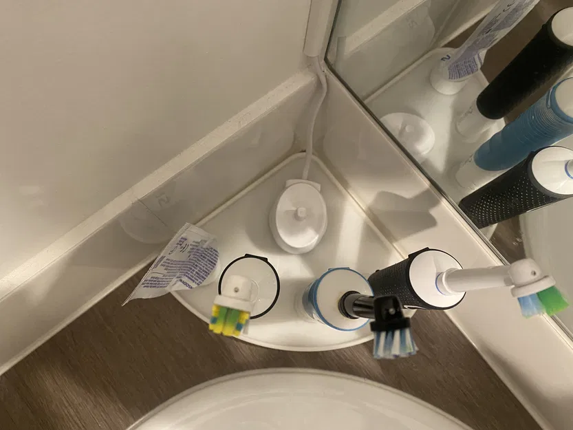 Kệ đựng bàn chải đánh răng cho góc - Image 2