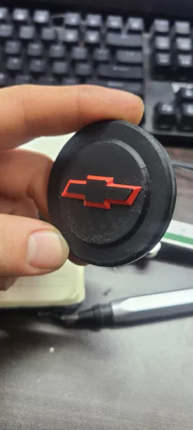 Nắp Còi Universal Cho Vô Lăng Xe Chevy - Image 3