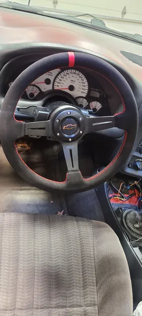 Nắp Còi Universal Cho Vô Lăng Xe Chevy - Image 5