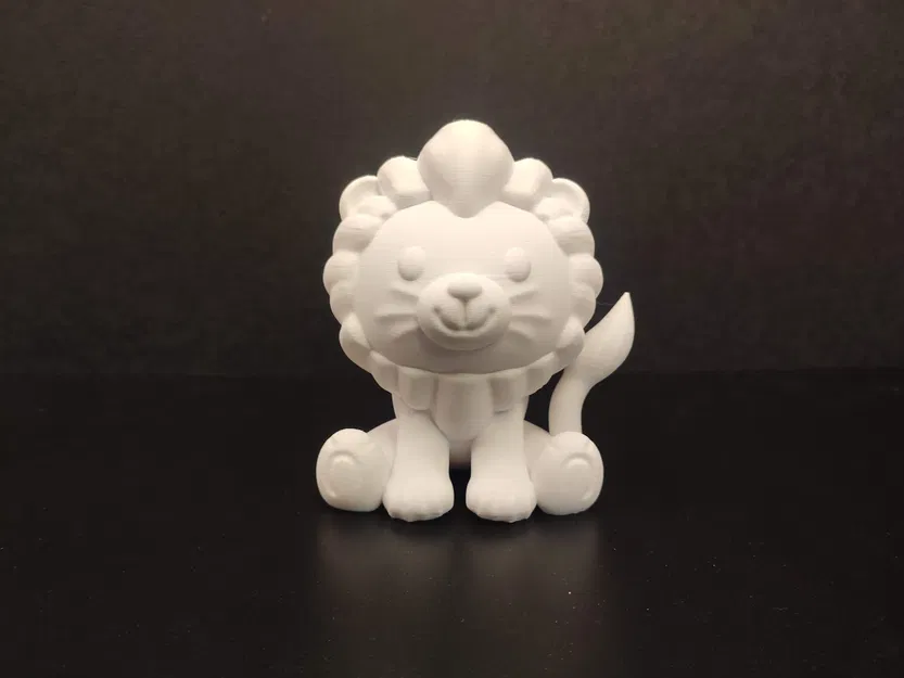 Tượng Sư Tử Ngồi - Mô hình 3D - Image 2