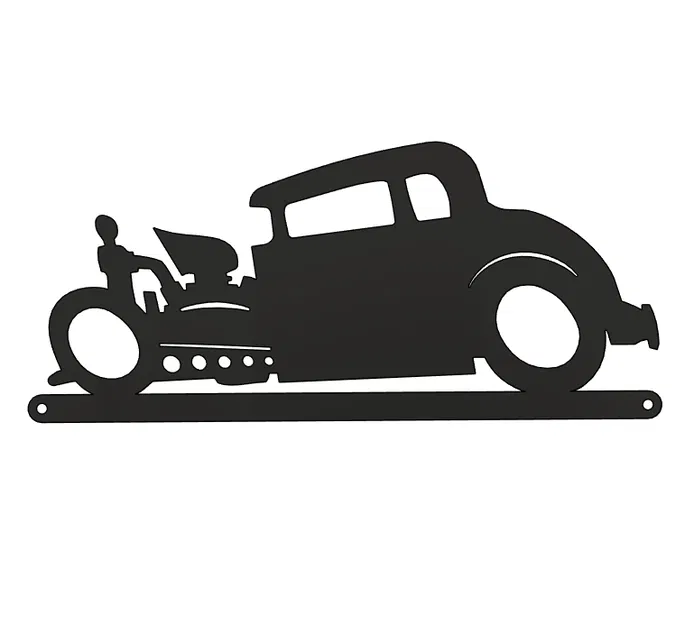 Mô Hình Hotrod '32 - Trang Trí Tường Độc Đáo - Image 1
