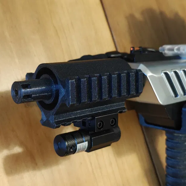 Phần nòng Picatinny 3 cạnh độ cho Bug-A-Salt 3.0 - Image 1