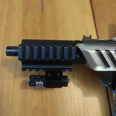 Phần nòng Picatinny 3 cạnh độ cho Bug-A-Salt 3.0