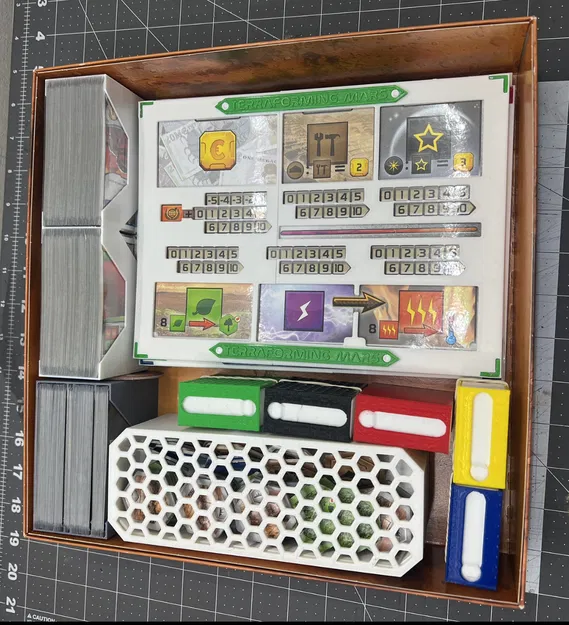 Hộp đựng đồ Terraforming Mars kèm bảng người chơi - Image 4