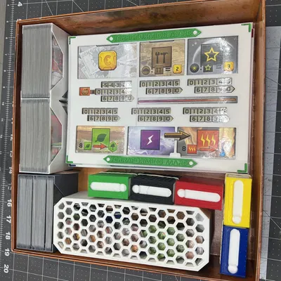 Hộp đựng đồ Terraforming Mars kèm bảng người chơi