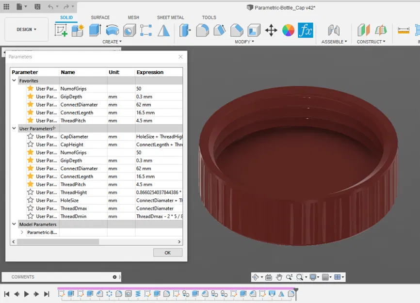 Máy tạo nắp chai tùy chỉnh (Parametric Bottle Cap Generator) - Image 2