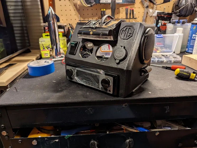 Bảng điều khiển Radio Trung tâm MG Midget/Austin Healey Sprite - Image 3