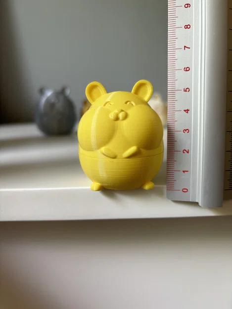 Hộp đựng đồ hình chuột hamster có ren - Image 2