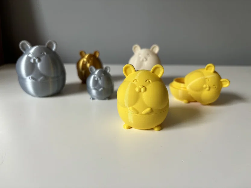 Hộp đựng đồ hình chuột hamster có ren - Image 3