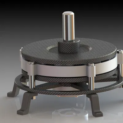 MÔ TƠ PHẲNG TRỤC IN 3D (KHÔNG CÓ LÕI)