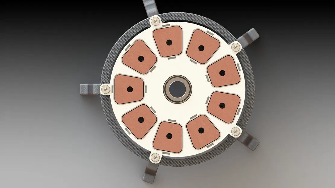 MÔ TƠ PHẲNG TRỤC IN 3D (KHÔNG CÓ LÕI) - Image 4