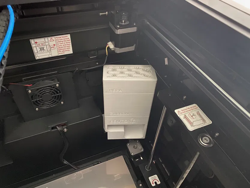 Đế lọc carbon BentoBox v2.0 cho Qidi X-Plus 3 - Image 1