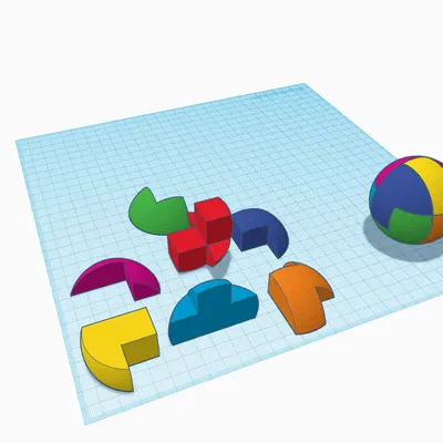 Mô hình xếp hình não bộ 2