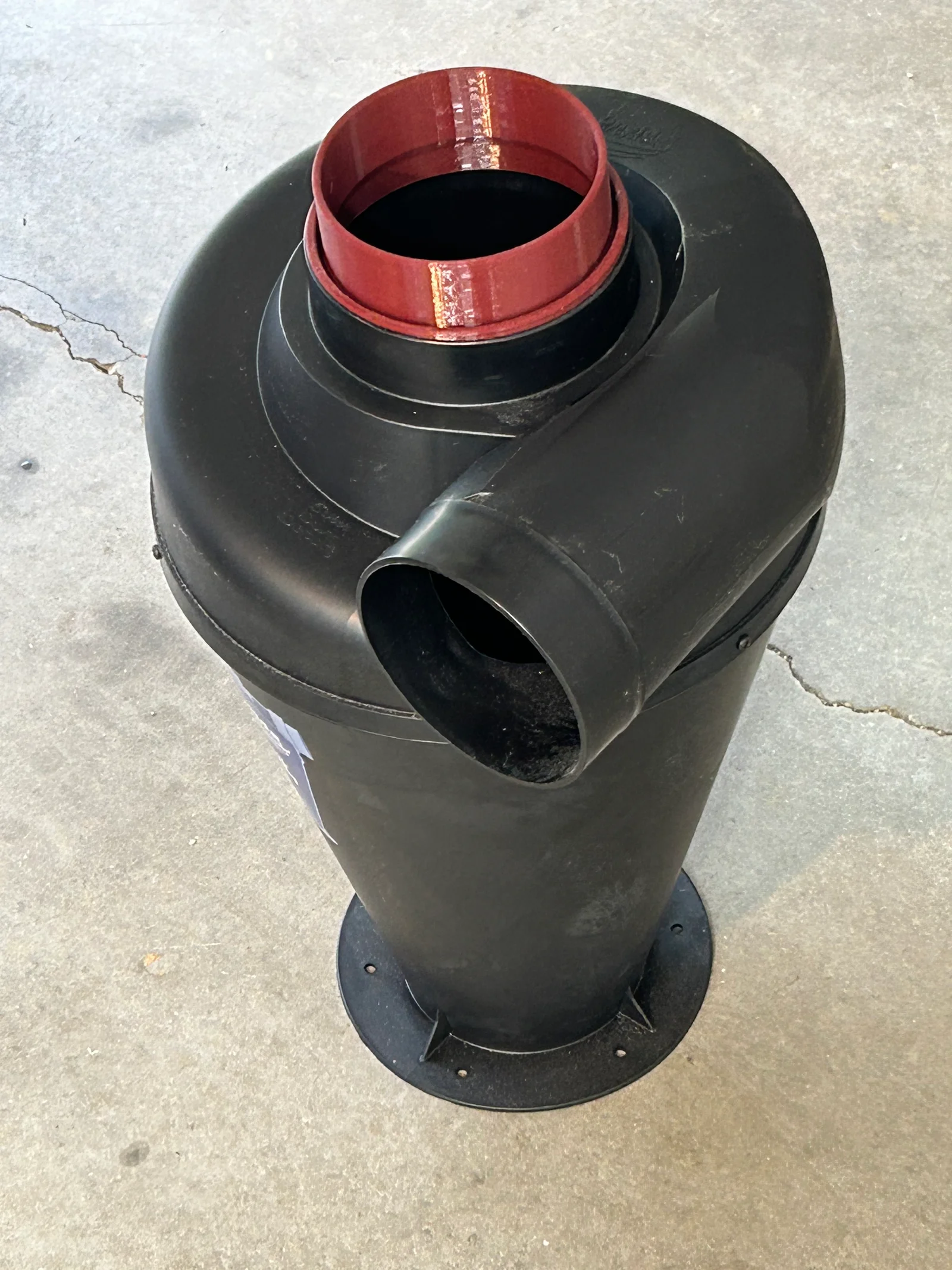 Bộ giảm tốc Super Dust Deputy 4/5 Cyclone từ 6" xuống 5" 1