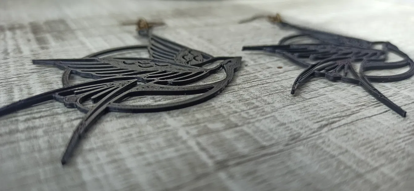 Bông Tai Chim Én Kiểu Old School - Image 3