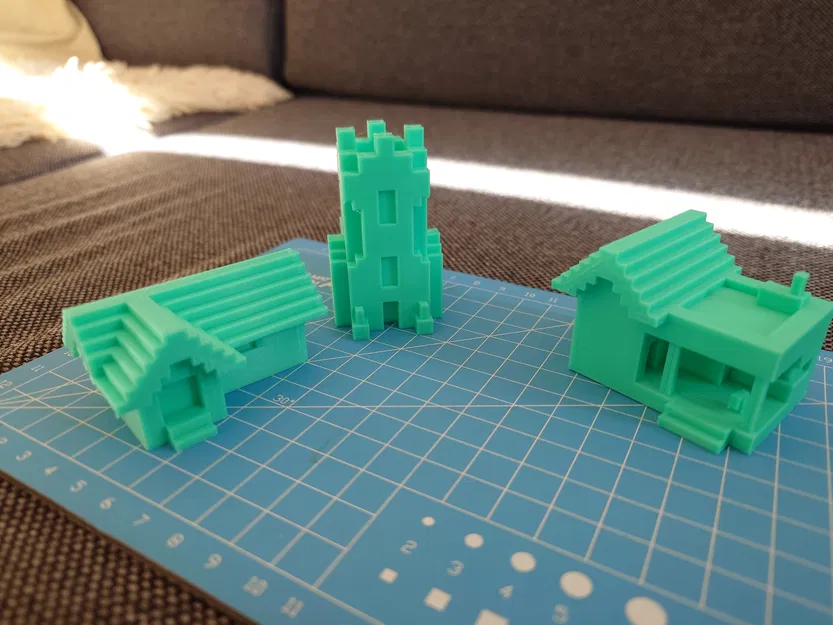 Mô hình Làng Đồng Quê Minecraft (Minecraft Plains Village) - Image 3