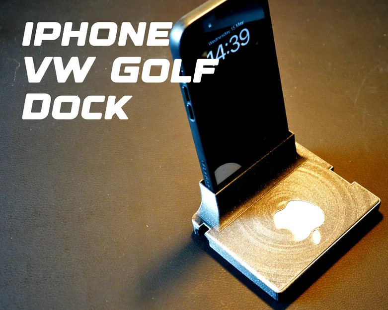 Đế iPhone cho hộc chứa đồ dưới bệ tỳ tay Volkswagen Golf - Image 1