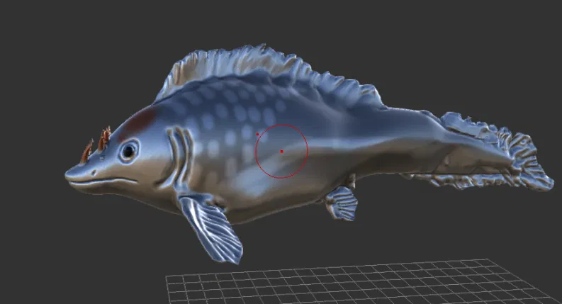 Harpacanthus - Cá từ Bear Gulch Limestone - Image 1