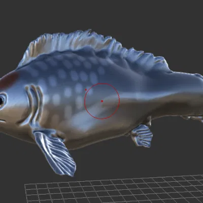 Harpacanthus - Cá từ Bear Gulch Limestone