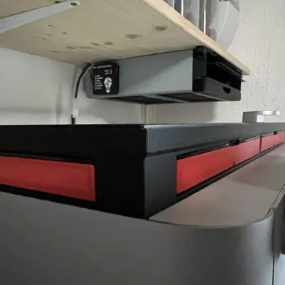 DK Riser cho BambuLab X1 hoạt động với BL LED Controller