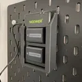 Kệ sạc pin NEEWER gắn pegboard IKEA - Thumbnail 1