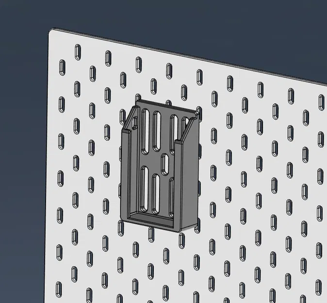 Kệ sạc pin NEEWER gắn pegboard IKEA - Image 2