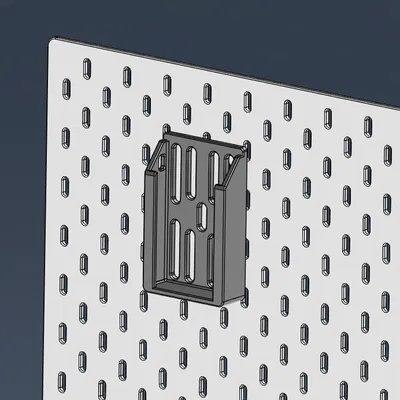 Kệ sạc pin NEEWER gắn pegboard IKEA