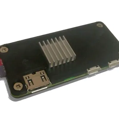 Vỏ Raspberry Pi Zero 2 W Mỏng có Tản nhiệt Nhôm, Hỗ trợ Header và Bộ điều chỉnh điện áp