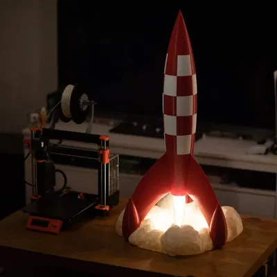 Bóng Đèn LED Tên Lửa Mặt Trăng Khổng Lồ GU4